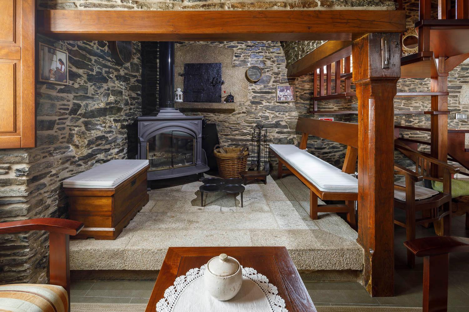Casa Rural Dona Maria Ordes Buitenkant foto
