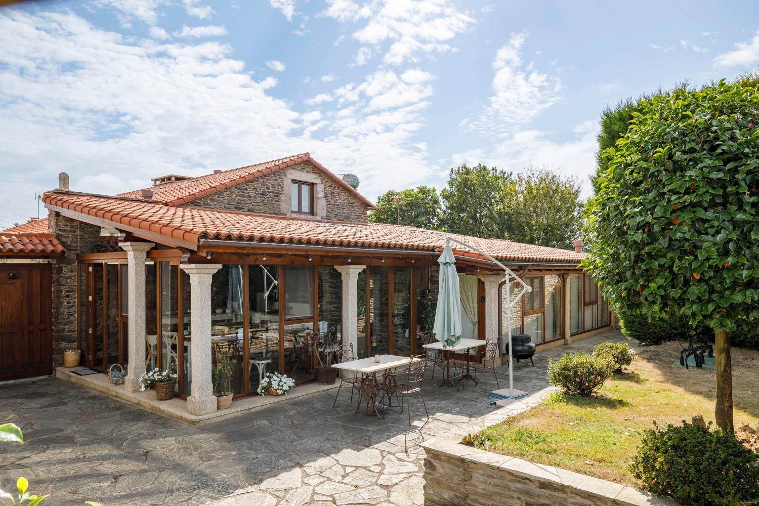 Casa Rural Dona Maria Ordes Buitenkant foto
